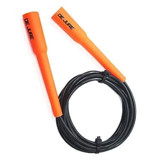DE JURE FITNESS Adjustable Slim Shape Weight Loss Ball Speed Skipping Rope (275cm)