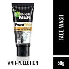 Garnier Men Power White Anti - Pollution Double Action Face Wash