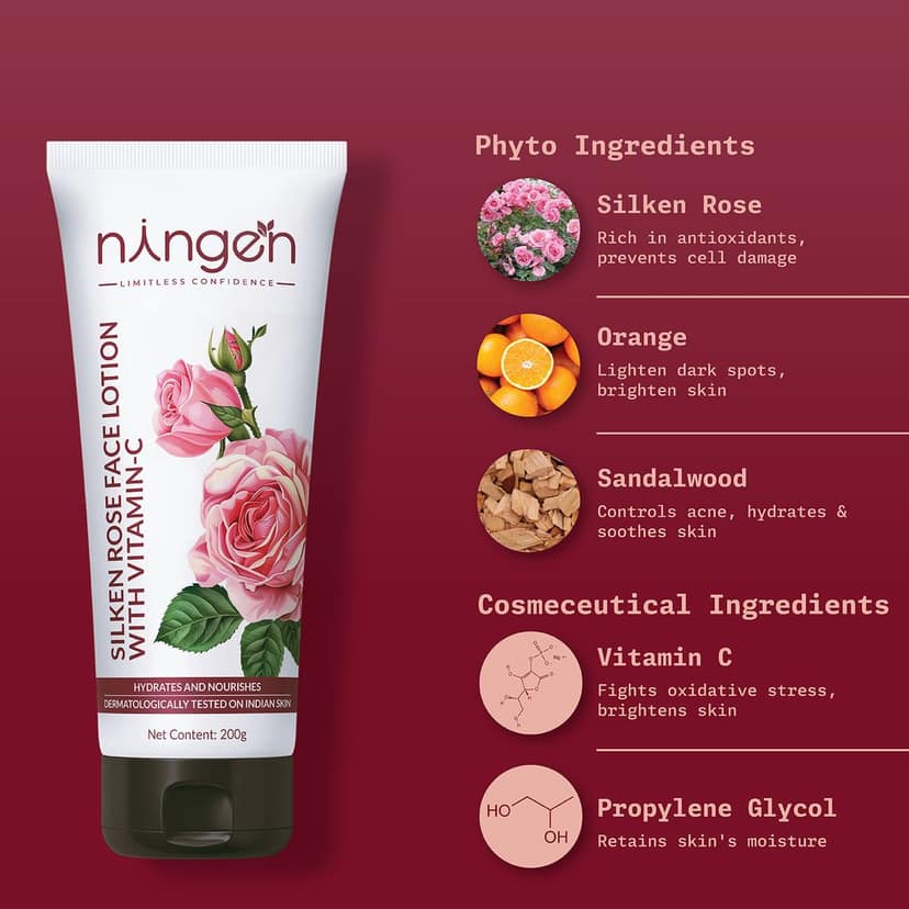 Silken Rose Face Moisturizing Lotion view 2