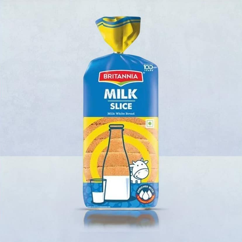 Britannia Milk Slice White Bread