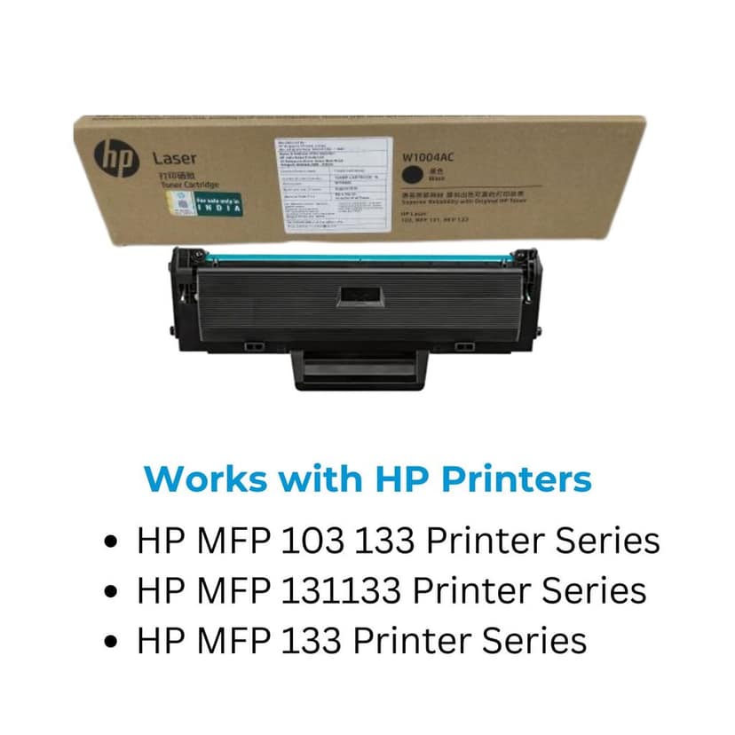 HP W1004AC Black Toner Cartridge view 4