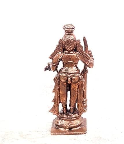 Searchers Paradise - Copper Idols Udupi Krishna,3.1 inches, Copper Handmade 150 Grams, Patina Antique Finish, Pack of 1 Piece view 2