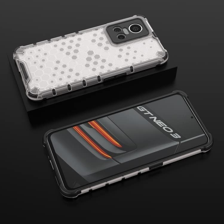 Faircost for Realme GT Neo 3T Hybrid Shockproof Back Cover Hard Outside Soft Inside- (Polycabonate::Transparent) view 2