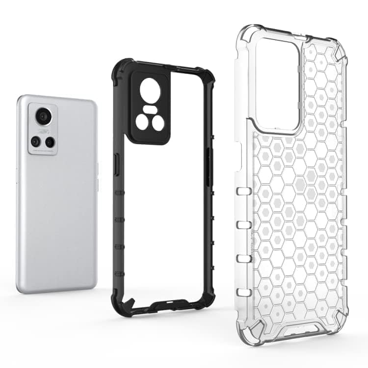 Faircost for Realme GT Neo 3T Hybrid Shockproof Back Cover Hard Outside Soft Inside- (Polycabonate::Transparent) view 5