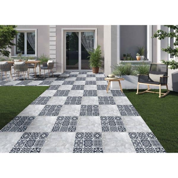Orientbell Wall & Floor Tiles TL Cemento Silver 5 Pcs view 2