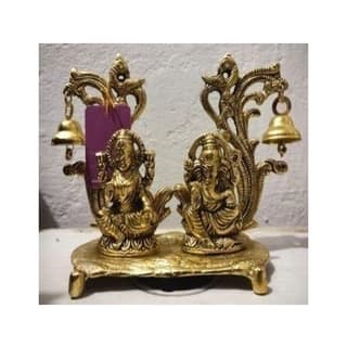 Laxmi Ganesh With Bell