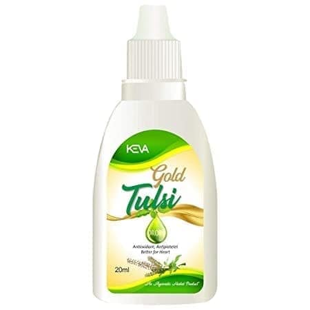 Keva Gold Tulsi Drops For Natural Immunity Boosting,Cough And Cold Relief 20Ml view 2