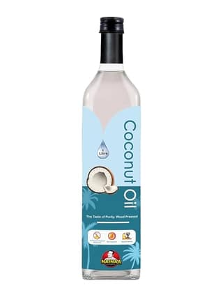 Nainaa Cold Pressed Coconut Oil (Marachekku Thengai Ennai) | 100% Pure & Natural | Wood Pressed | Chemical-Free | 1L