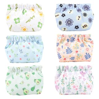 MAYCREATE 6Pcs Mini Makeup Pouches, Self-Closing Coin Organizer for Travel MAYCREATE 6Pcs Mini Makeup Pouches, Self-Closing Coin Organizer for Travel - Multi F