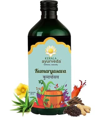 Kerala Ayurveda Kumaryasava 450 Ml, For Healthy Periods, For Period Cramps, Reduces Mood Swings, Combats Pcos, Better Hormonal Health