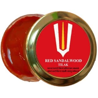 PACK OF 2 PRECIOUS RED SANDALWOOD TILAK MADE WITH REAL AND NATURAL RED SANDAL view 2