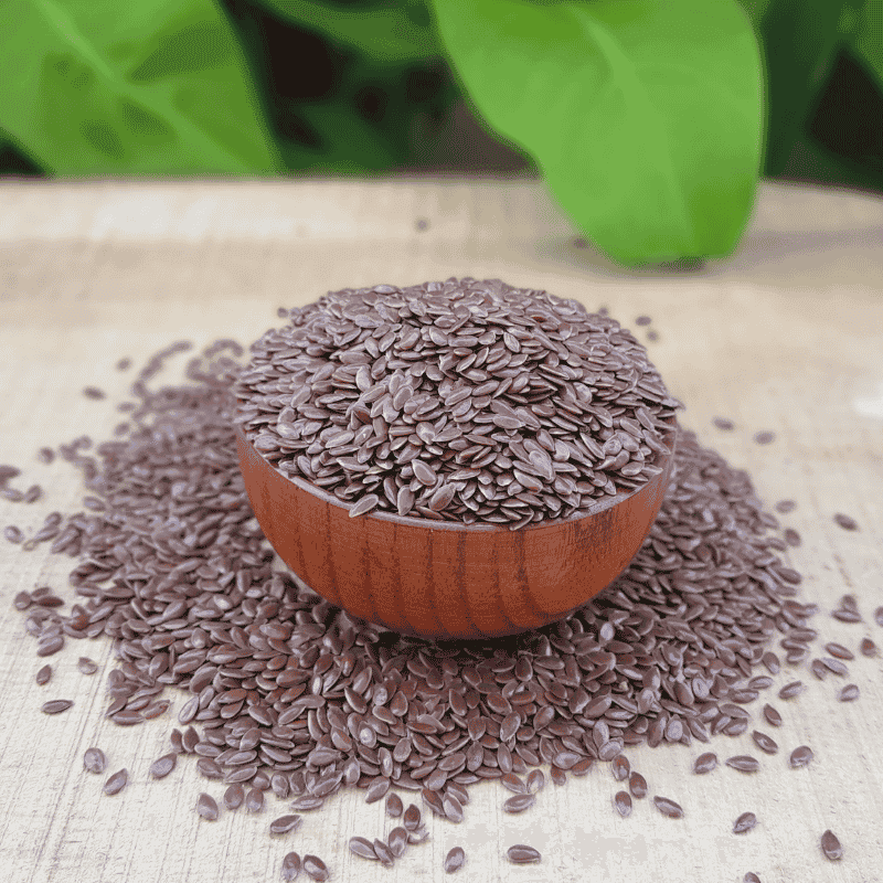 SiriGrains Premium Flax Seeds 250g (Alsi) | Raw Whole Flax Seeds | Naturally Rich in Fibre | Source of Omega-3 (ALA) | Premium Seed for Smoothies, Salads & Baking view 3