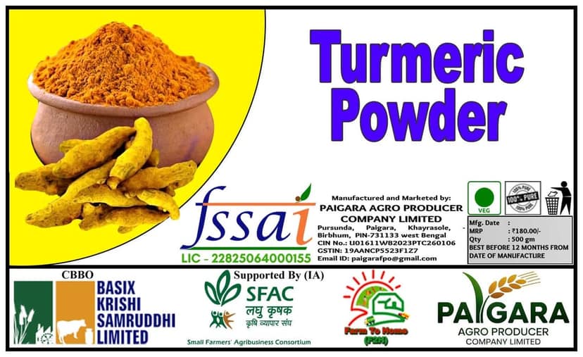 Turmeric Powder 500 gm - Premium Haldi Spice view 2