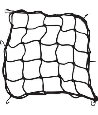 Grand Pitstop Cargo Net (38X38Cm) - 1Pc - Black
