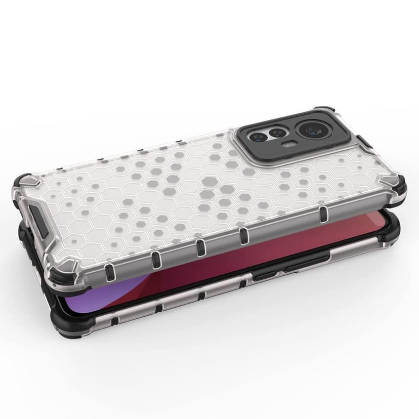 Faircost Polycarbonate For Xiaomi Mi 12 Pro Hybrid Shockproof Back Cover Hard Outside Soft Inside- (Polycabonate::Transparent) view 2