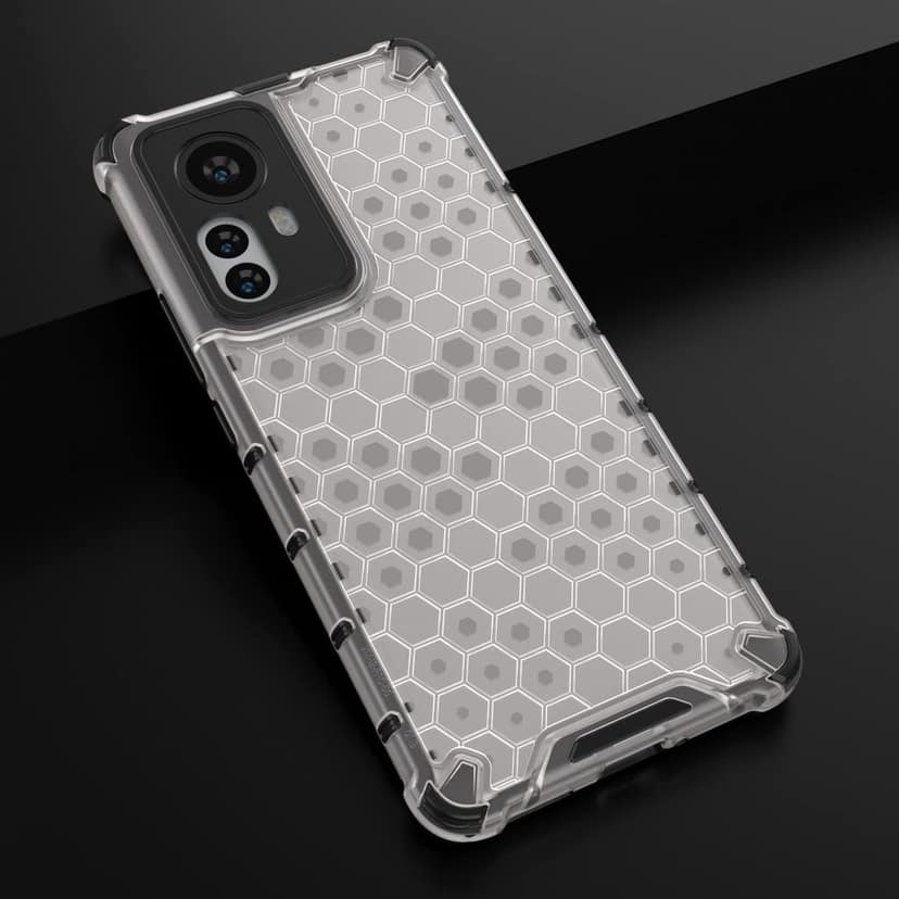 Faircost Polycarbonate For Xiaomi Mi 12 Pro Hybrid Shockproof Back Cover Hard Outside Soft Inside- (Polycabonate::Transparent) view 3