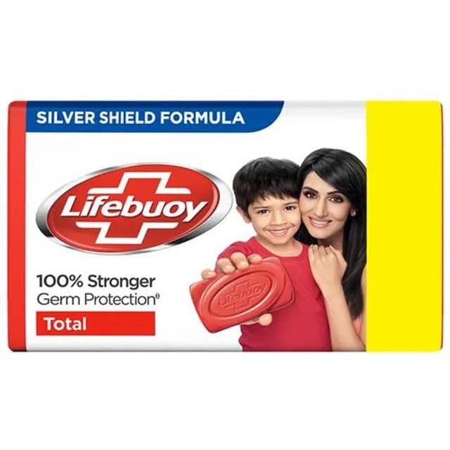 Lifebuoy Total Soap - 100% Stronger Germ Protection, 125 gm