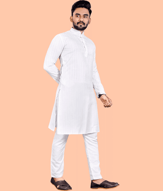 Balaji's Black Cotton Blend Regular Fit Men's Kurta Pyjama Set ( Pack of 1 )