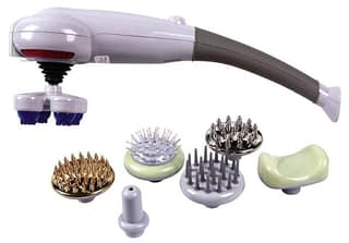 Handheld Body and Muscle Massager with Interchangeable Attachments | Deep Tissue Pain Relief | Home Wellness