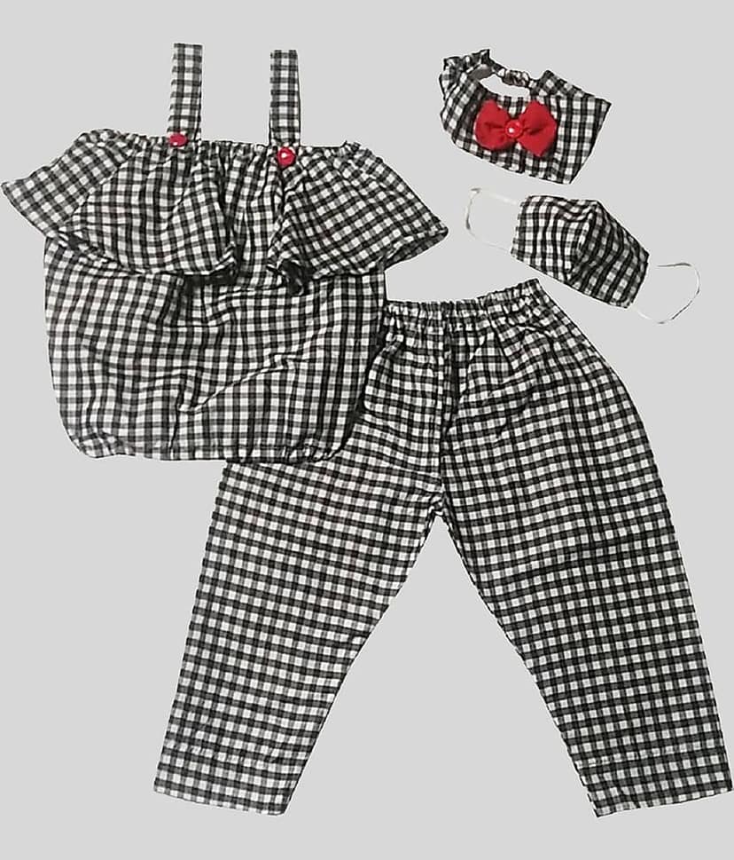 harshvardhanmart.com Pack of 1 Baby Girls Cotton Blend Dresses ( Multicolor )