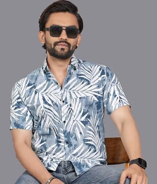 ADWYN PETER 100% Cotton Regular Fit Printed Half Sleeves Men's Casual Shirt - Multicolor 6 ( Pack of 1 )