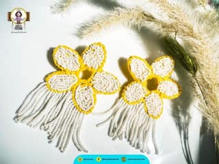 Handmade Fairy Poppy Earrings