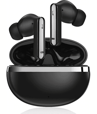 VERONIC Buds Q1 Lite True Wireless Earbuds with 48H Playtime, ENC Crystal-Clear Calls, Fast Charging, Elegant Royal Design, Bluetooth 5.4, Low Latency Gaming TWS, Immersive Sound, IPX5 Waterproof.
