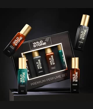 Wild Stone Premium Perfume Gift Set for Men - 20 Ml Each l Luxury perfume for Men to Smell Great l Long-Lasting Fragrances l EDP Parfum for Man l Suited for Every Occasion