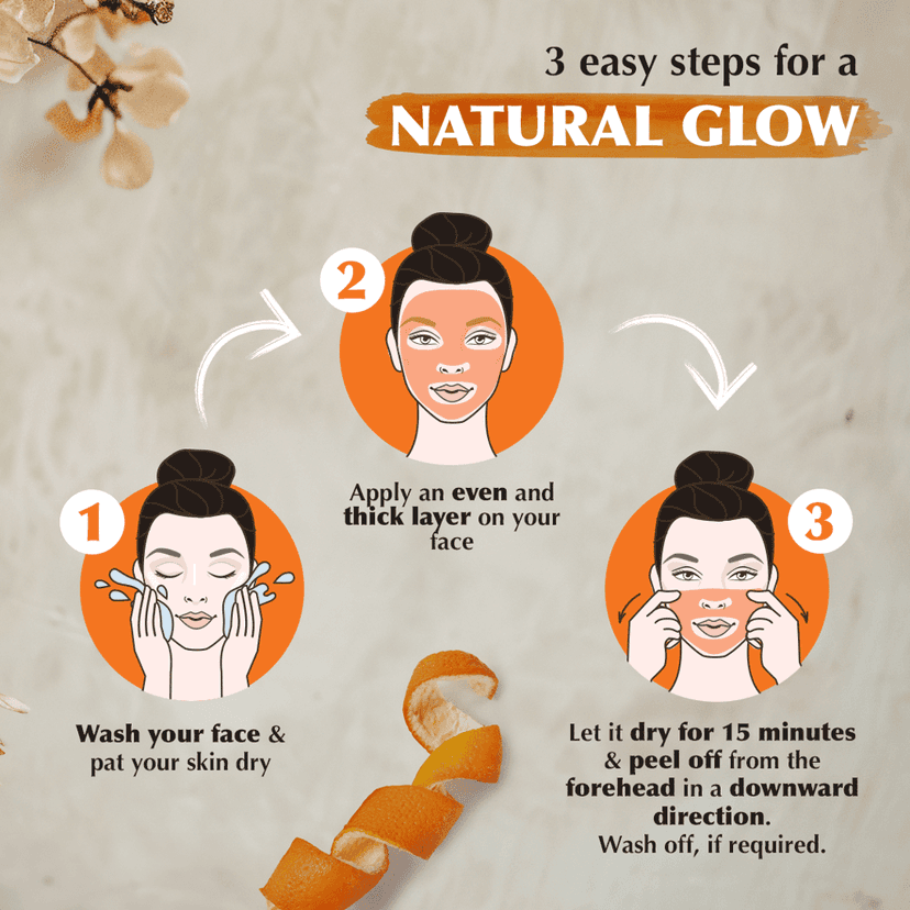 Everyuth Naturals Orange Peel Off Mask for Natural Glow 8g view 5