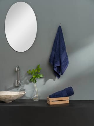 DDecor 100% Premium Cotton Hand Towel | Plain 500TC | Zero Twist with High Absorbency | Perfect for Everyday Use | Brio Collection | 40 CM X 60 CM