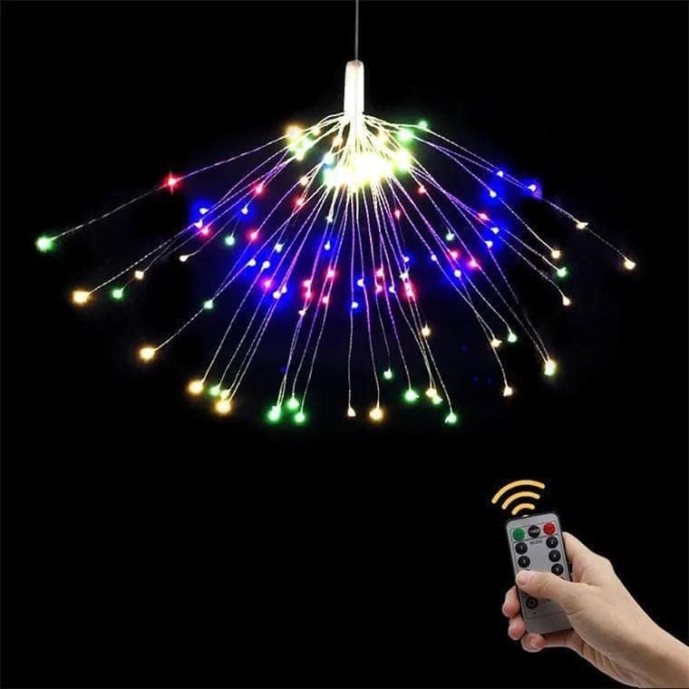 Smart Remote Control Color Changing Starburst LED Light for Diwali, Christmas, Wedding & Party Decor view 2