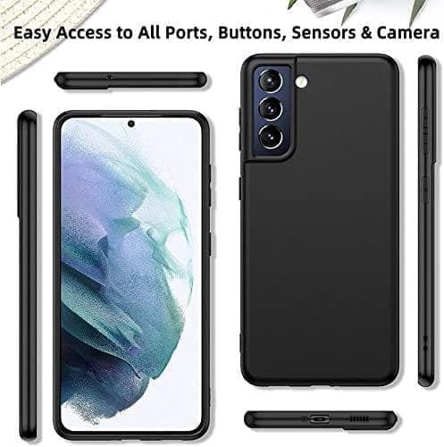 Faircost for Samsung Galaxy S21 FE 5G Back Cover (Silicone | Black) view 6