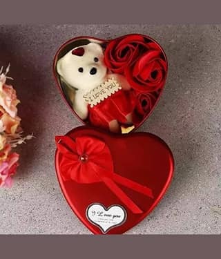 PICKARTME Red Plastic Gold Plated Gift Item