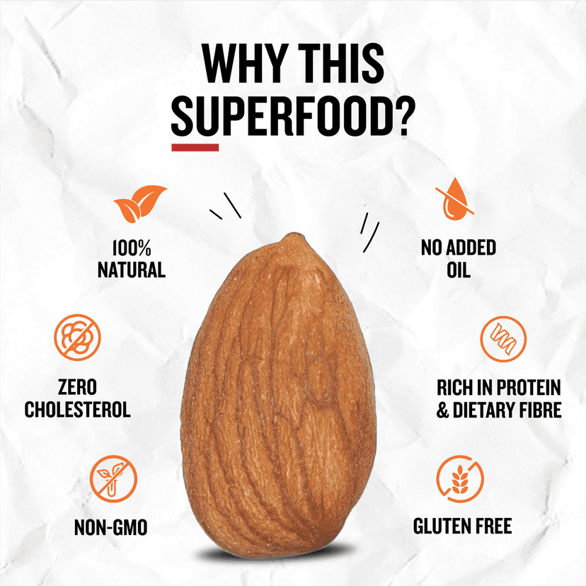 Ariga Foods Premium Healthy & Nutritious California Almonds (2 x 500 g) view 2