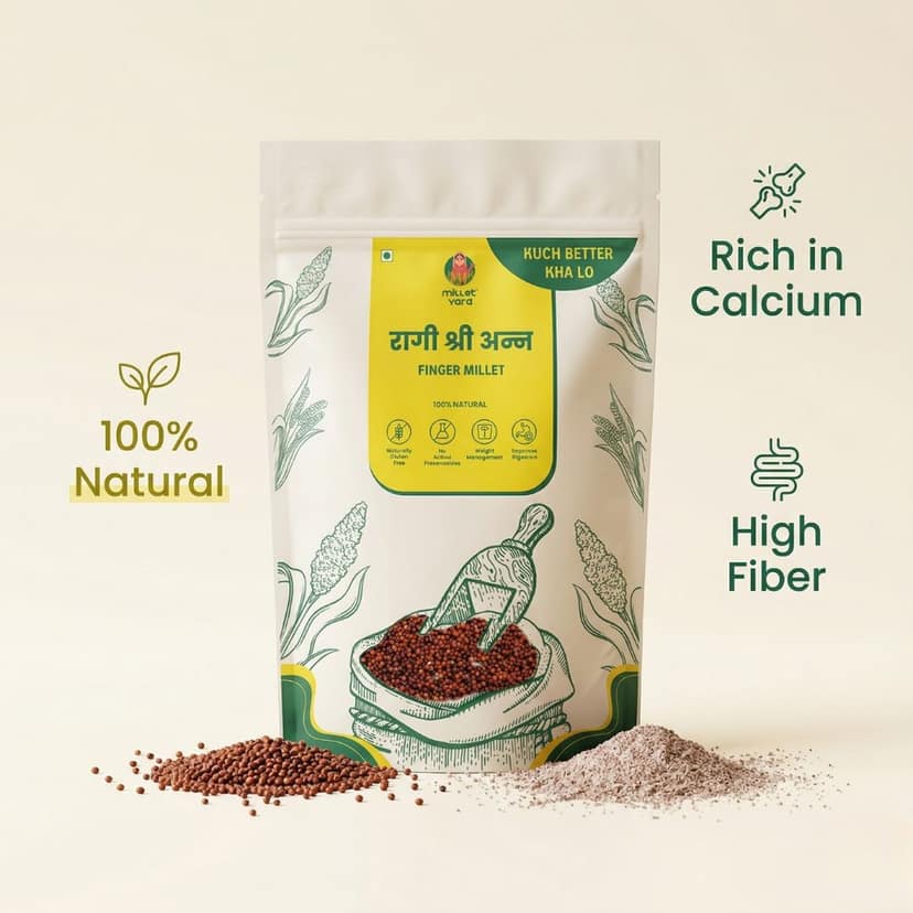 Millet Yard Ragi shreeanna 500 gram view 6