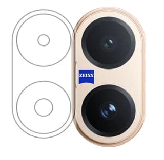 ISAAK Back Camera Lens Protector compatible for Vivo V60 5G (Pack of 1)