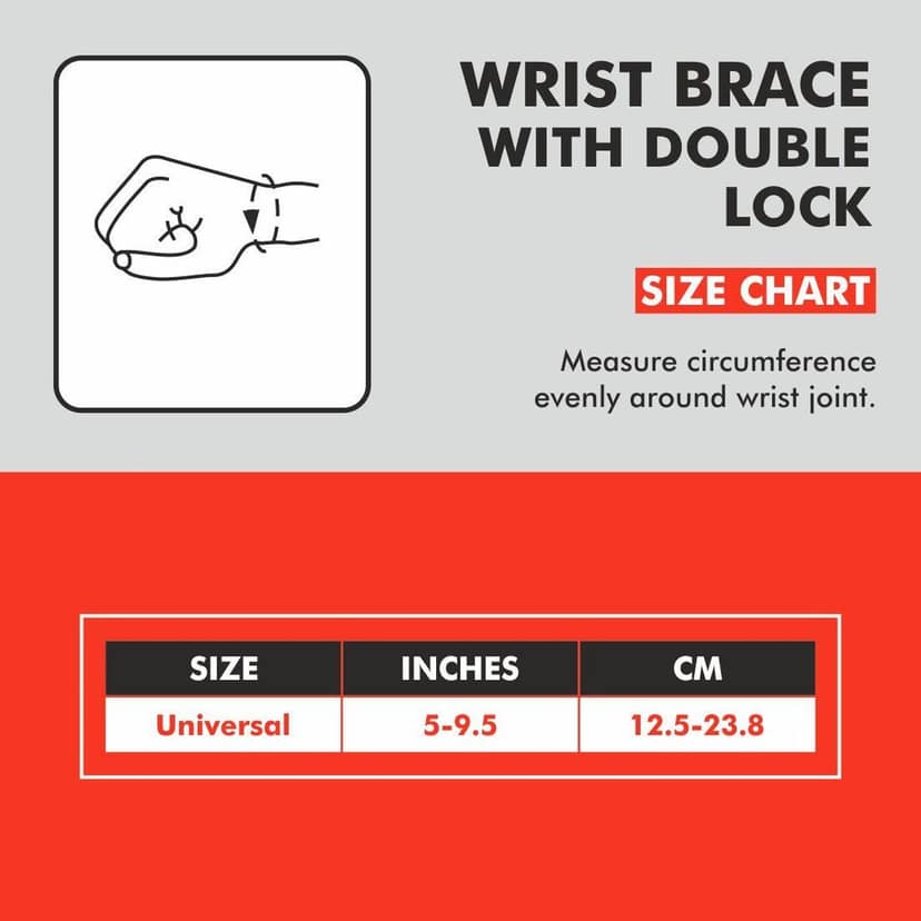 Wrist Brace with Double Lock view 2