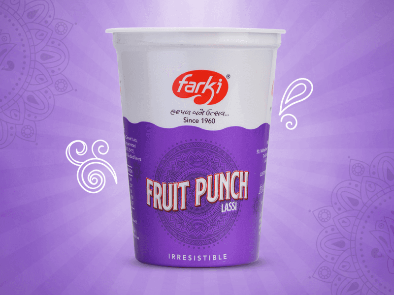 Fruit punch lassi (200 ml)