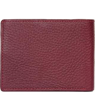 MODAMUSE Leather Solid Men's Regular Wallet With 2 Slots For Card ( Redwood Brown , Pack of 1 )
