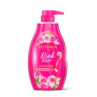 Yuthika Pink Rose Body Wash Shower Gel for Women and Men 750ml, Gentle Cleanser for All Skin Types