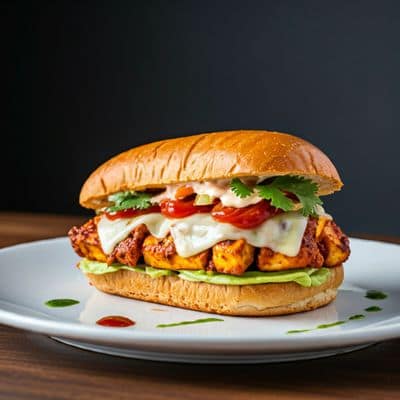 Bbq Paneer Sandwich
