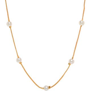 Hetprit Golden Colour Beautiful Necklace For Women