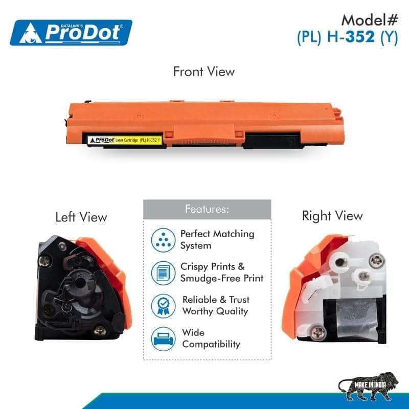ProDot (PRO H-350-353 Laser Toner Cartridge for HP CF350A-353A (130A) Compatible with HP Color Laserjet Pro MFP M176, M176fn, M177, M177fw view 3