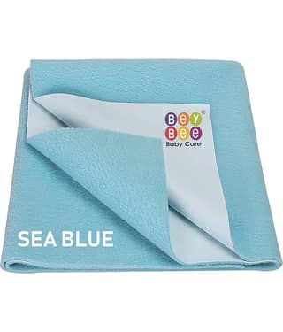 Bey Bee Sky Blue Laminated Waterproof Sheet ( 70 cm × 50 cm - 1 pcs )