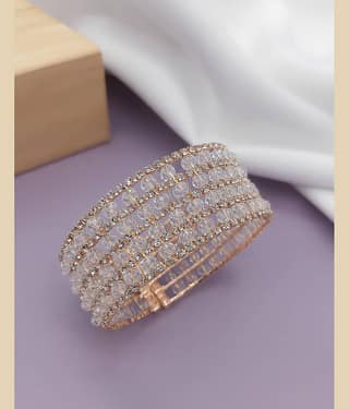 SHANKH-KRIVA Rose Gold Bracelet ( Pack of 1 )