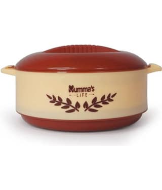 Mumma's Life ‎MLPCGR1500 Brown Steel Thermoware Casserole ( Set of 1 , 1500 mL )