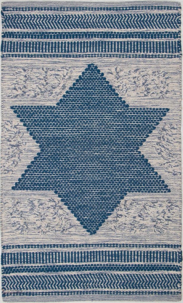 Star Easy to move, store, or layer with other rugs.