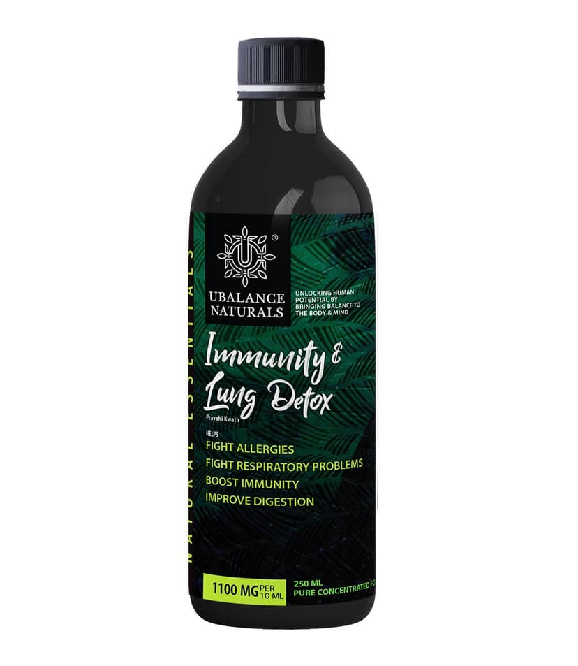 UBALANCE NATURALS Immunity and Lung Detox, 250 ml
