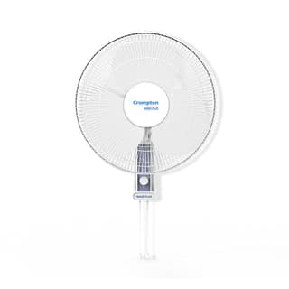 Crompton Wave Plus 400 mm wall Fan, Adjustable Height, Smooth Oscillation, Superior Air Delivery, 2 Year Warranty - White