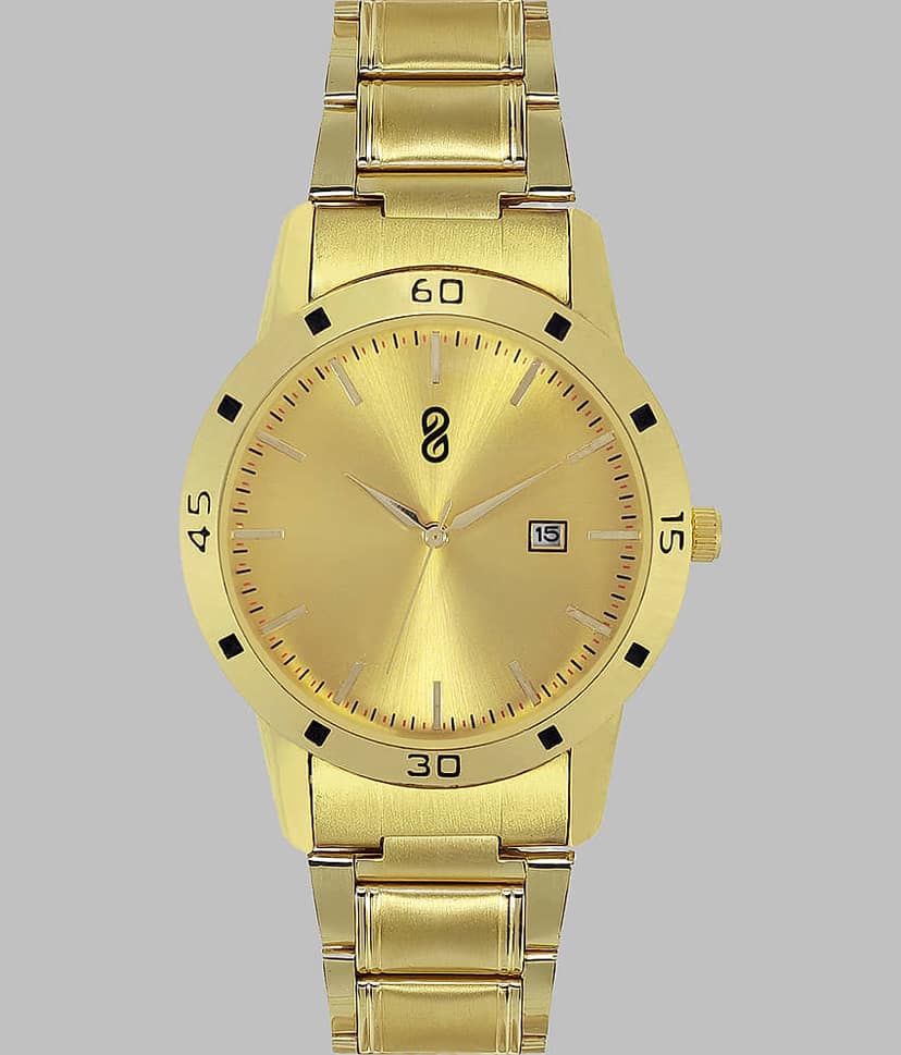 DIGITRACK - Gold Stainless Steel Analog Men's Watch